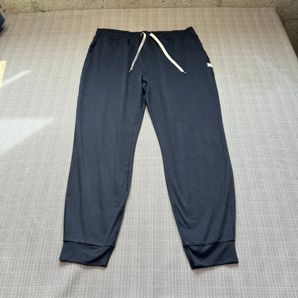 Vuori Ponto Performance Jogger Mens Large Charcoal Heather Grey Sweatpants